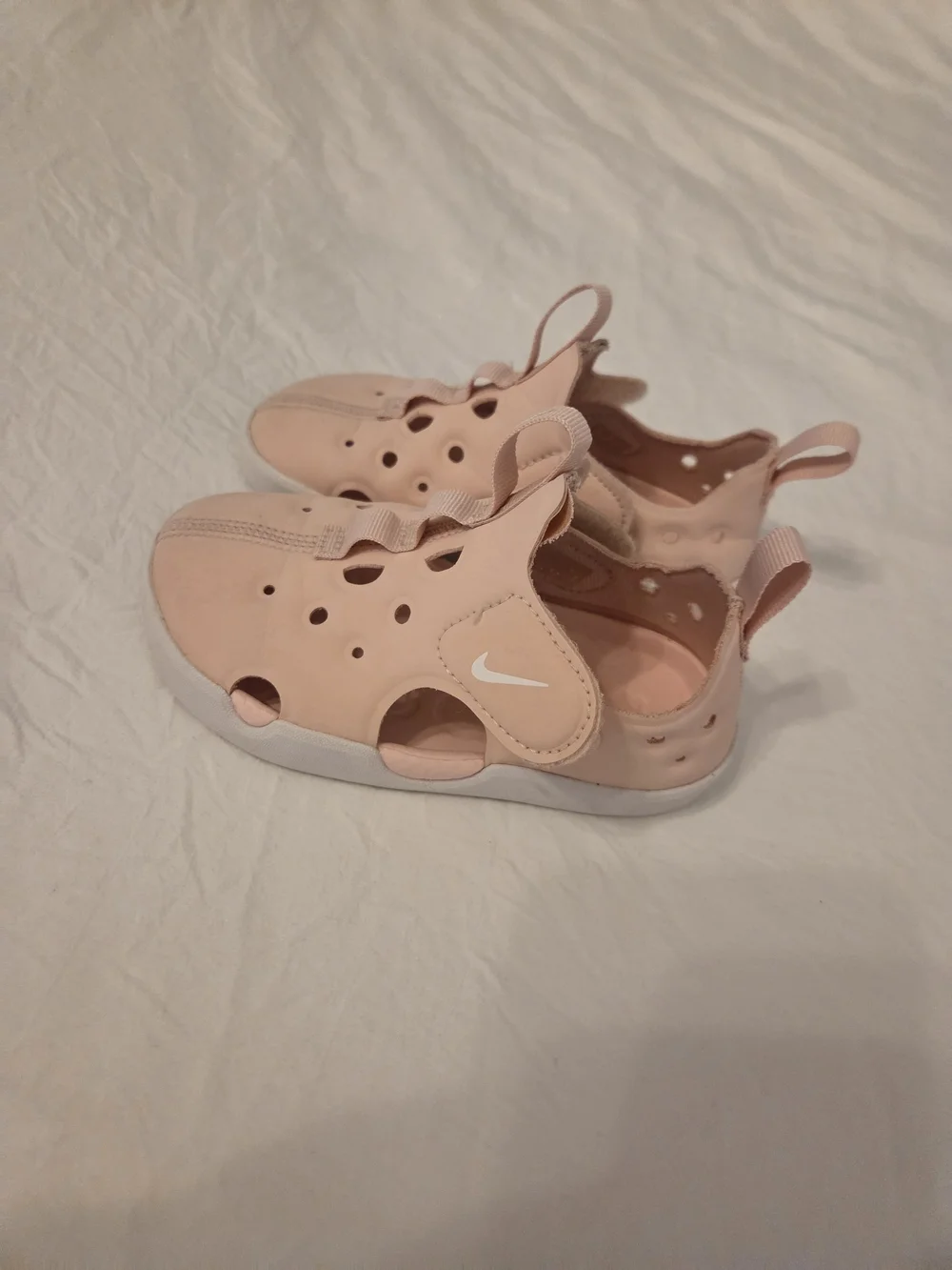 Nike Kids Blush Pink Slip-On Sandal Sneakers